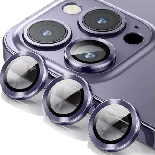 Цветен протектор за Камера iPhone 14 Pro / 14 Pro Max – Лилав