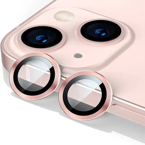 Цветен протектор за Камера ( iPhone 15 Plus) 15 – Розов