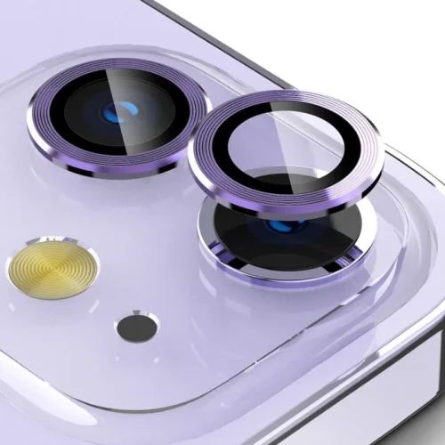 Цветен протектор за Камера iPhone 15 Pro / 15 Pro Max – Лилав
