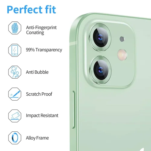 Цветен протектор за Камера Samsung S23 FE – Зелен