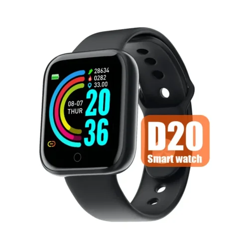 D20/Y68 Смарт спортна гривна Smart bracelet – Черен