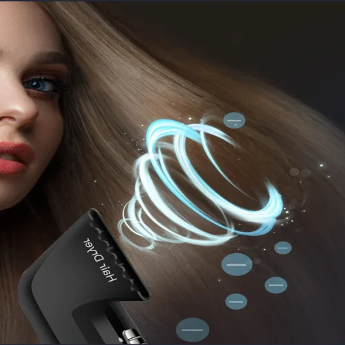DALING Сешоар DL-3009 малък и удобен 1000W – Черно