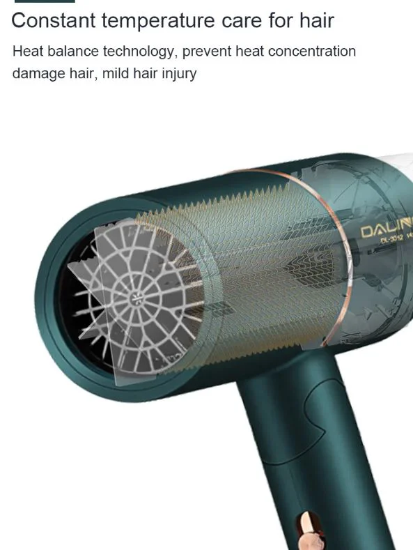 DALING Сешоар DL-3012 1400W – Зелен