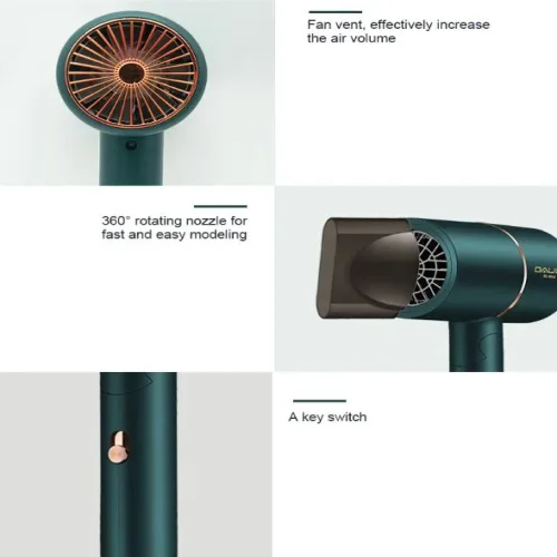 DALING Сешоар DL-3012 1400W – Зелен