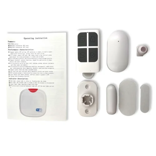 DH-201W Интелигентна WIFI алармена система APP Дистанционно управление за домашна сигурност Алармена система за кражба