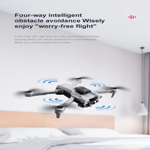 Дрон K9 Aerial Drone 4K HD GPS с 3 лещи сгъваем с калъф за носене и 2 батерии