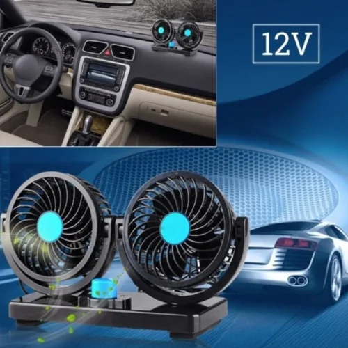 Двоен Вентилатор за кола/камион 12V/24V CIC907 на запалка