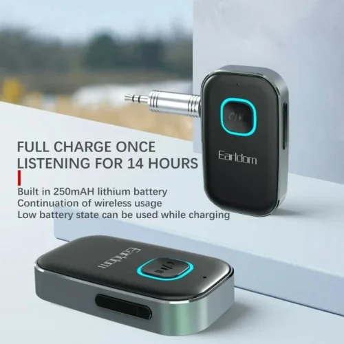Earldom BR04 V5.3 Bluetooth AUX Аудио Адаптер 13 Часа