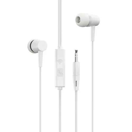 EARLDOM E45 слушалки с 3.5mm жак – Бял