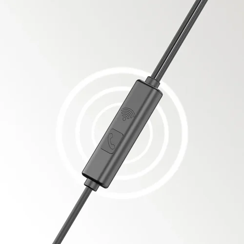 EARLDOM E45 слушалки с 3.5mm жак – Черен