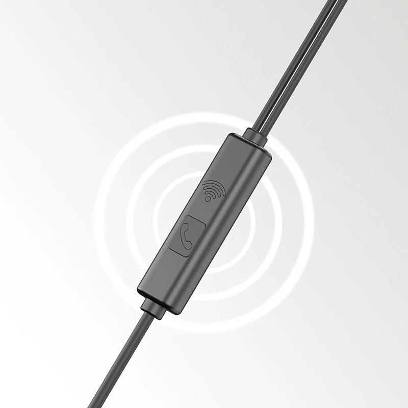 EARLDOM E45 слушалки с 3.5mm жак – Черен