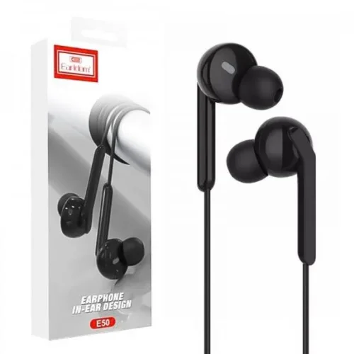 EARLDOM E50 Слушалки с 3.5mm. жак – Черен