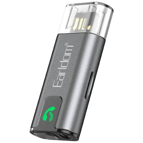EARLDOM ET-BR12 Bluetooth 5.3 Аудио Ресийвър с AUX, TF и USB – Безжично Свързване и Възпроизвеждане
