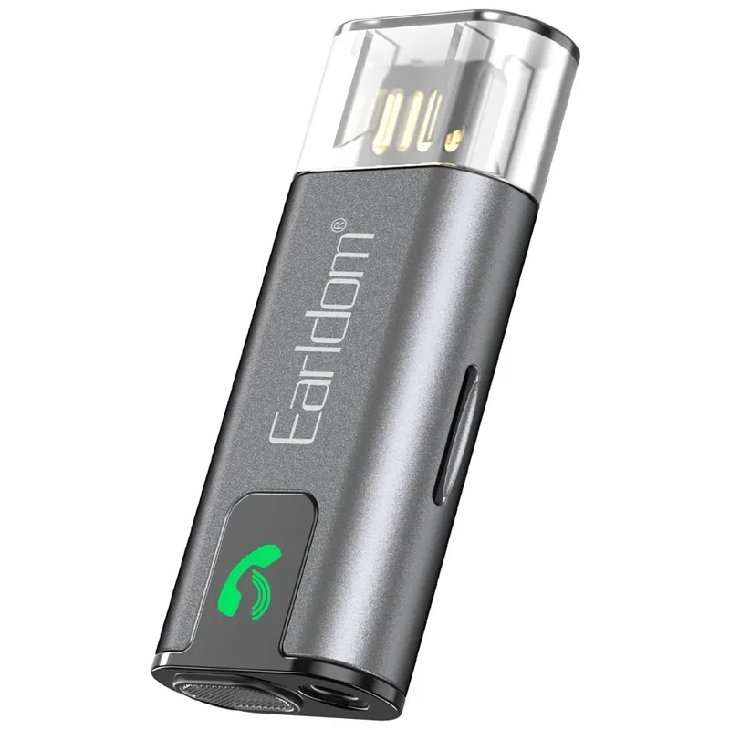 EARLDOM ET-BR12 Bluetooth 5.3 Аудио Ресийвър с AUX, TF и USB – Безжично Свързване и Възпроизвеждане