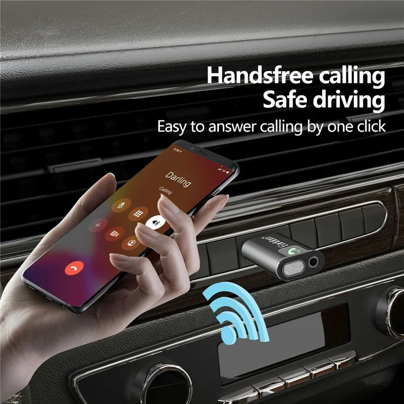 EARLDOM ET-BR12 Bluetooth 5.3 Аудио Ресийвър с AUX, TF и USB – Безжично Свързване и Възпроизвеждане