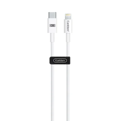 EARLDOM EU37 Зарядно PD-20W + QC 3.0A. с кабел Type-C към Lightning 1M.