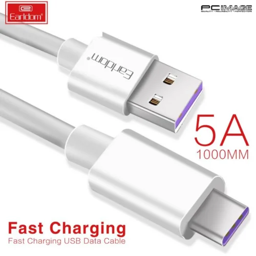 EARLDOM кабел EC180C USB към Type-C (1M) – Черен