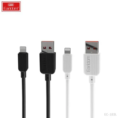 EARLDOM кабел EC183L 2.4A USB към Lightning (1M) – Бял