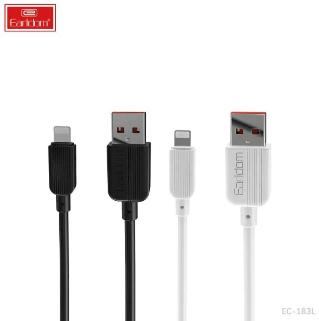 EARLDOM кабел EC183L 2.4A USB към Lightning (1M) – Бял