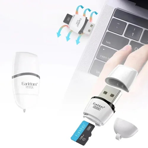 EARLDOM Картов четец Earldom ET-OT26, USB 2.0, 35MB/s, Plug & Play