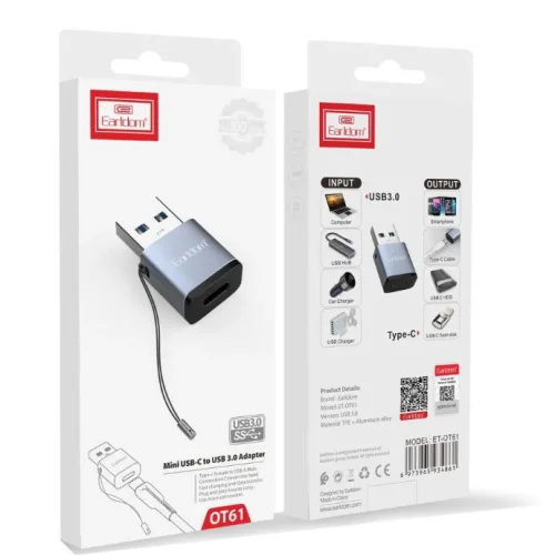 EARLDOM OT61 Преходник от Type – C към USB 3.0