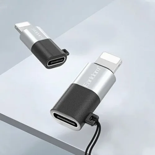 EARLDOM TC17 Преобразувател Plug and Play Type-C към Lightning – сребрист