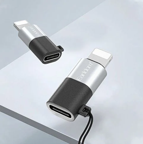 EARLDOM TC17 Преобразувател Plug and Play Type-C към Lightning – сребрист