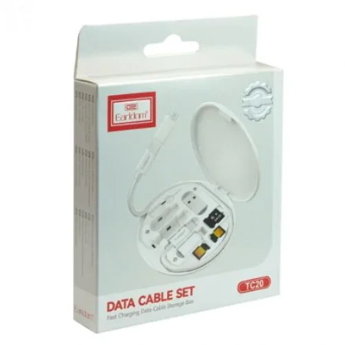 Earldom TC20 Lightning/Type-C/Micro USB/TC-TC/TC-LIGHTNING Многофункционален комплект от кабели за бързо зареждане