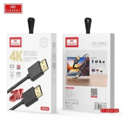 EARLDOM W24 HDMI-HDMI Кабел 4K Ultra HD – 5М