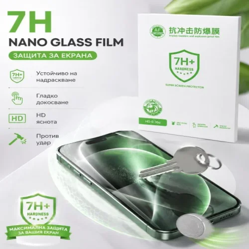 EP 7H Nano Glass Film фолио за машина 0.33mm дебелина, 7H + Твърдост, HD Прозрачност