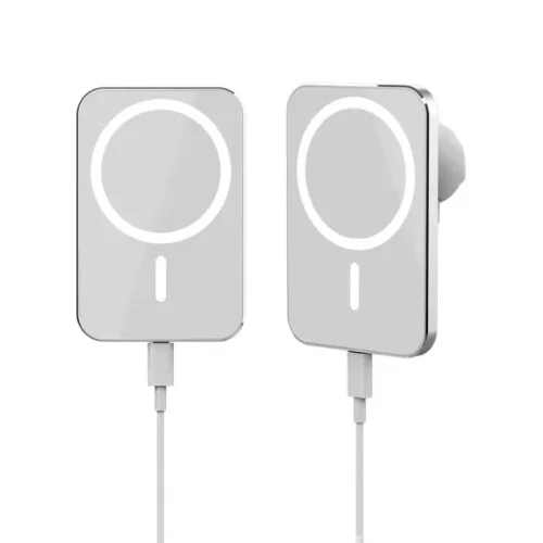 F188 Стойка за кола с магнитно безжично зареждане Magsafe 15W – Бял