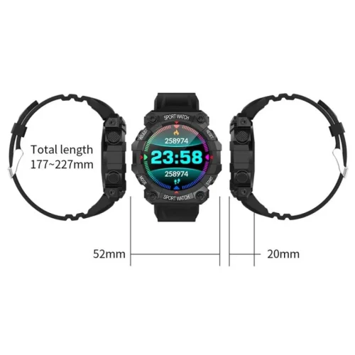 FD68 Смарт спортна гривна Smart bracelet – Тъмно зелен