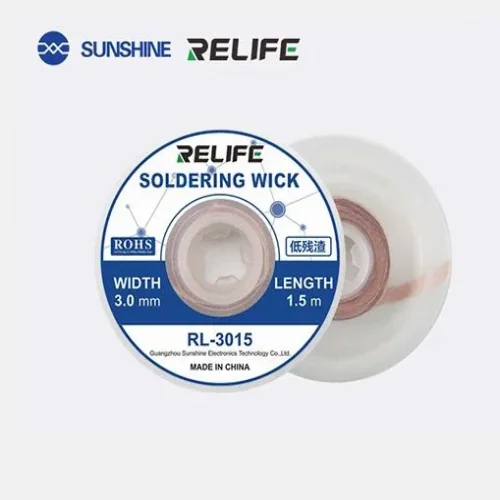 Фитил за запояване на RELIFE RL-3015 3.0mm * 1.5m