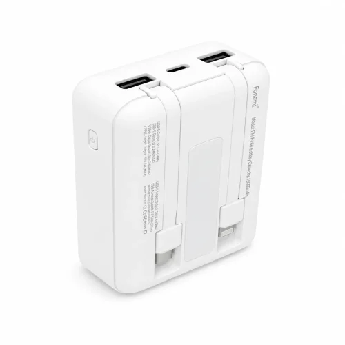 Fonemi (БЯЛ) FM-P166 Соларна преносима батерия 10,000mAh 2.4A