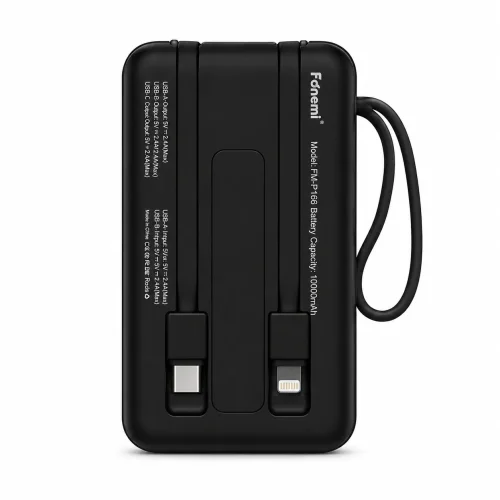 Fonemi (ЧЕРЕН) FM-P166 Соларна преносима батерия 10,000mAh 2.4A