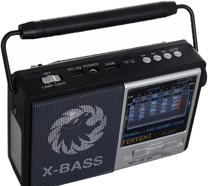 Golon FR-182U Преносимо радио с висока чувствителност, AM/FM/SW, USB, TF и LED фенер