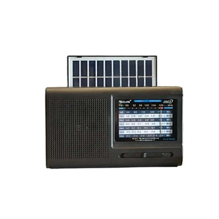 Golon RX-BT3050S Преносимо соларно радио с Bluetooth, USB/TF MP3 плейър и AM/FM/SW приемник