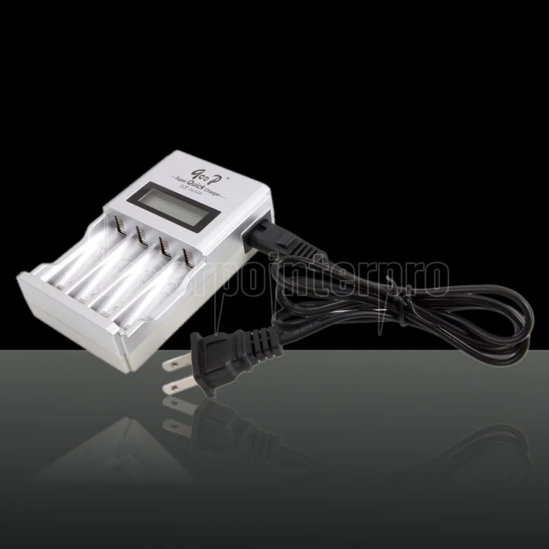 GOOP GD-903 Super Quick Charger с LCD дисплей – Бързо зарядно за AA/AAA Ni-MH/Ni-CD батерии, 1800mA, с интелигентна защита