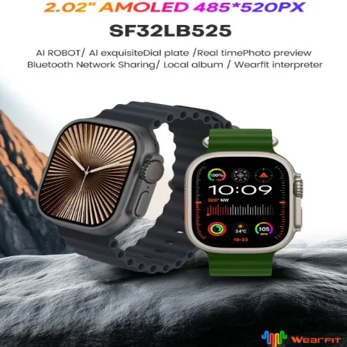 HK10 Ultra 3 Max Smartwatch Смарт Часовник 49mm Сив – 2.02″ AMOLED дисплей