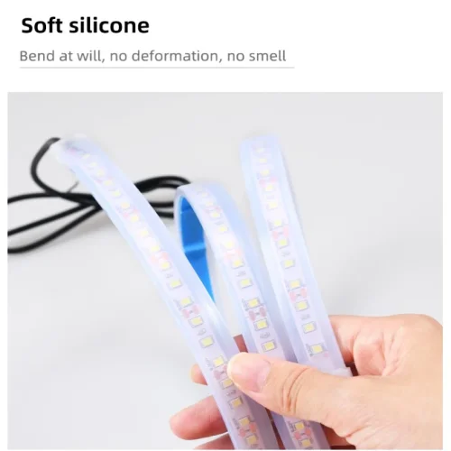 HL LED Лед лента USB за капак на кола 1.8М. – Бял