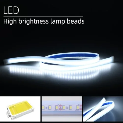 HL LED Лед лента USB за капак на кола 1.8М. – Бял