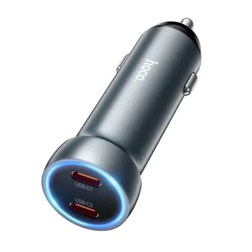 HOCO адаптер 12V Z54B с 2 изходa USB-C PD60W