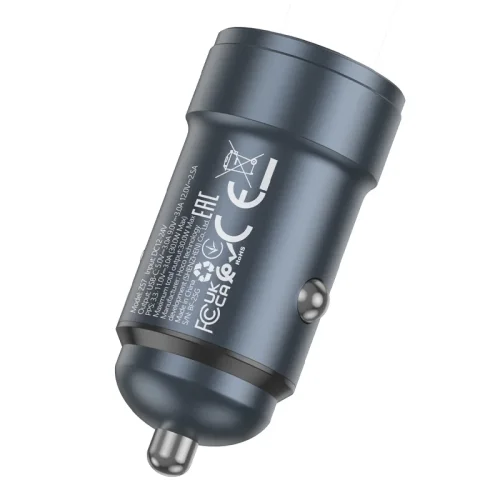 HOCO адаптер 12V Z57 с 2 изходa USB QC3.0 и PD30W