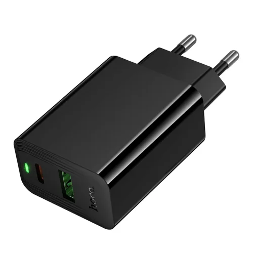HOCO Адаптер CS94A PD20W + QC18W USB / USB-C – Черен