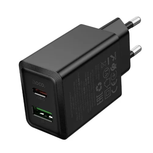 HOCO Адаптер „N69 PD20W + QC3.0 – Черен