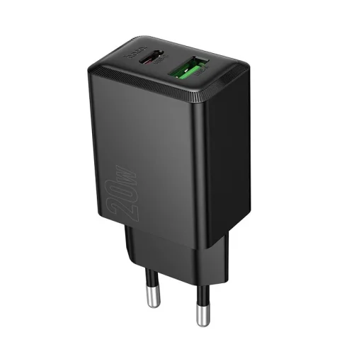 HOCO Адаптер „N69 PD20W + QC3.0 – Черен