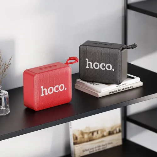 HOCO Безжичен преносим високоговорител “BS51 Gold brick” – Черен