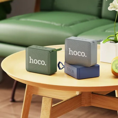 HOCO Безжичен преносим високоговорител “BS51 Gold brick” – Черен