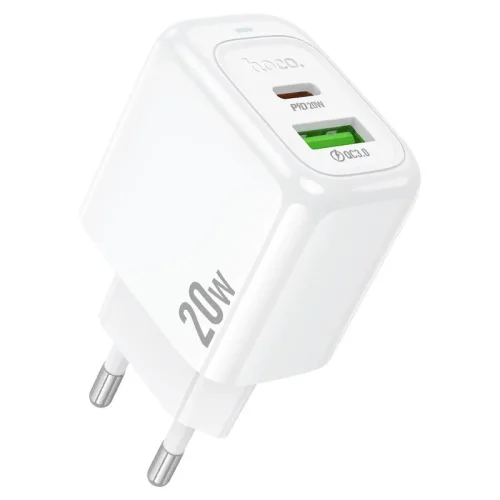 HOCO CS54A Бързо Зарядно Surplus PD20W + QC3.0 с кабел Type – C към Type – C