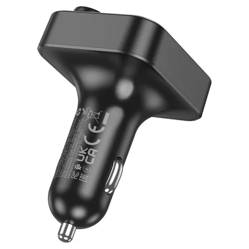 HOCO E85 FM 38W. модулатор трансмитер (2 USB изхода + 1 USB-C, microSD, Bluetooth)